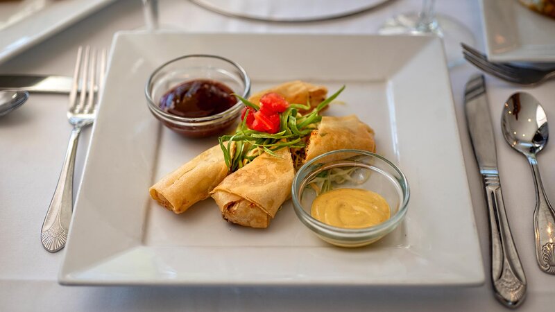 Blue Crab Spring Roll appetizer
